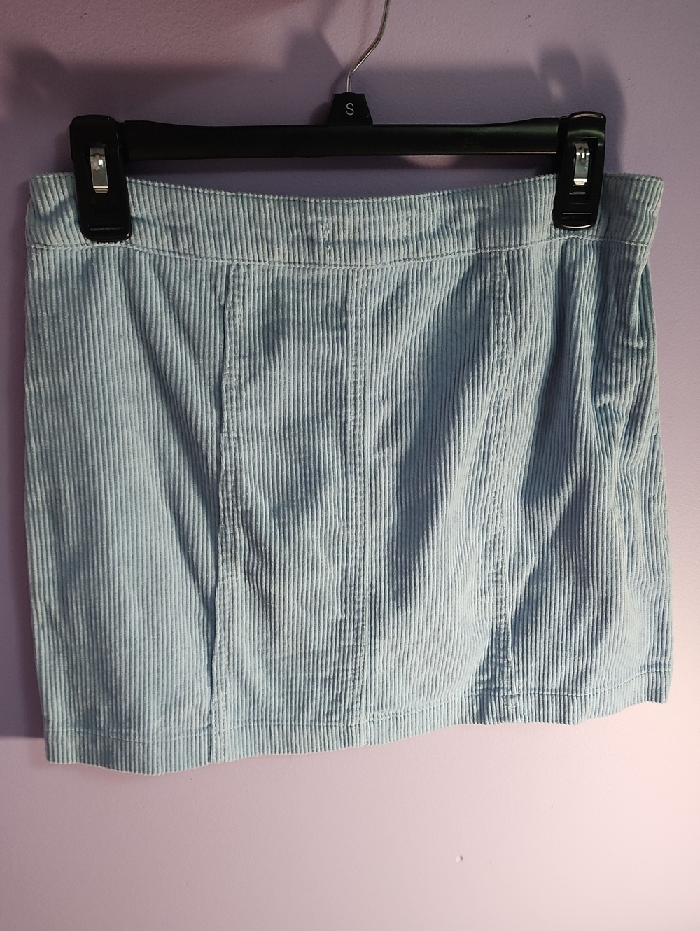 Light Blue Corduroy Mini Forever 21 Y2K Skirt